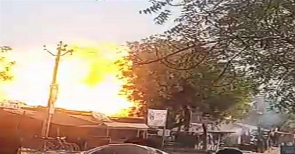 gas cylinder blast