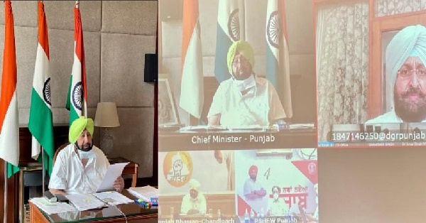 capt amarinder singh meeting due to corona panadmic