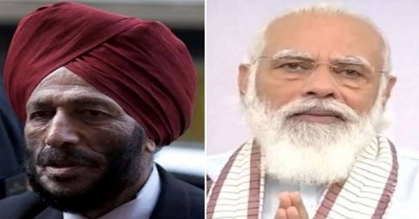 narendra modi and milkha singh