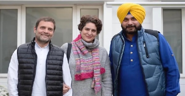 navjot sidhu meet RG & PG