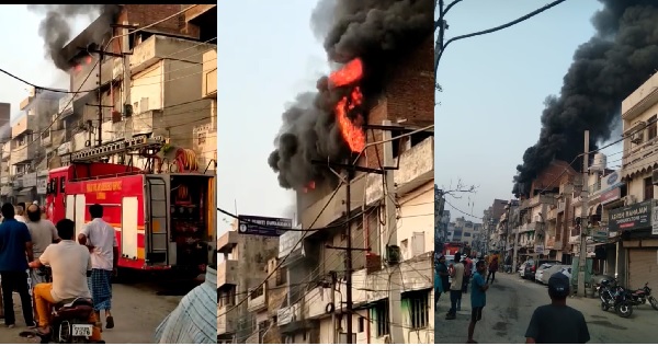 fire in ludhiana